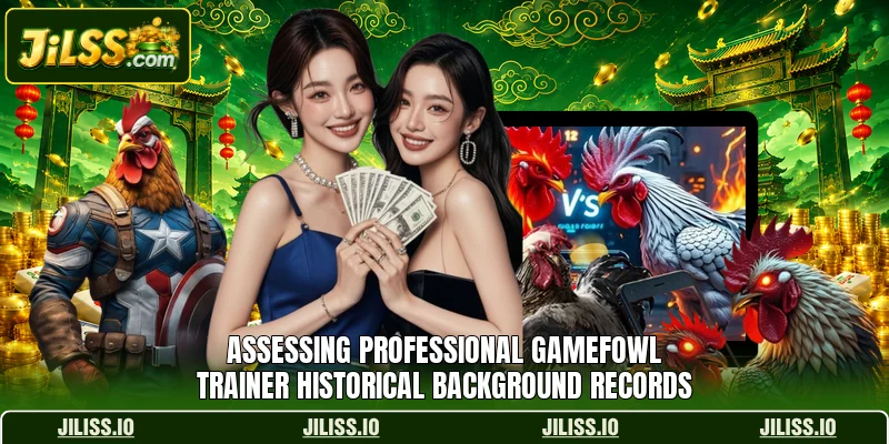 Assessing professional gamefowl trainer historical background records