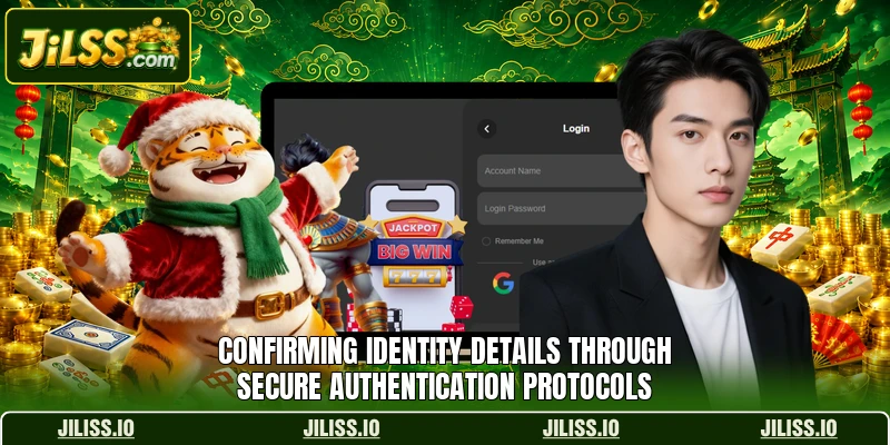 Confirming identity details through secure authentication protocols Confirming identity details through secure authentication protocols