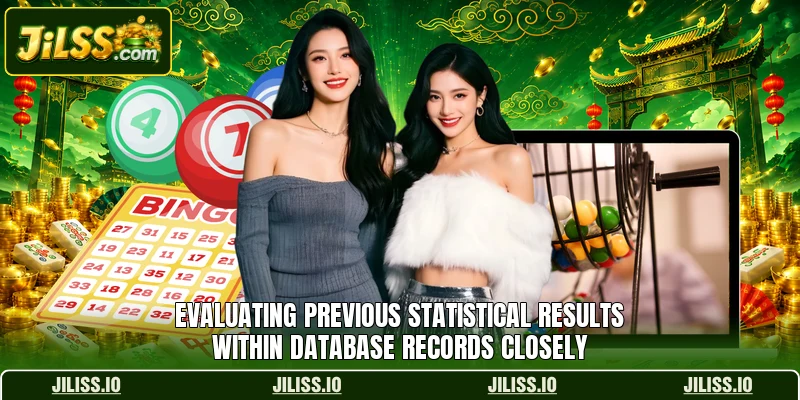 Evaluating previous statistical results within database records closely