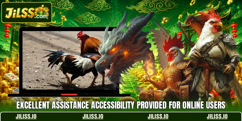 Excellent assistance accessibility provided for online users