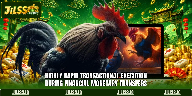Highly rapid transactional execution during financial monetary transfers