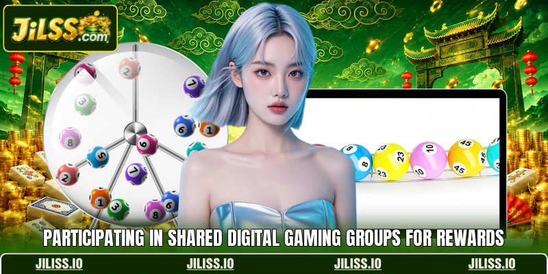 Participating in shared digital gaming groups for rewards