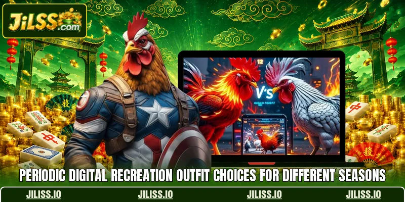 Periodic digital recreation outfit choices for different seasons