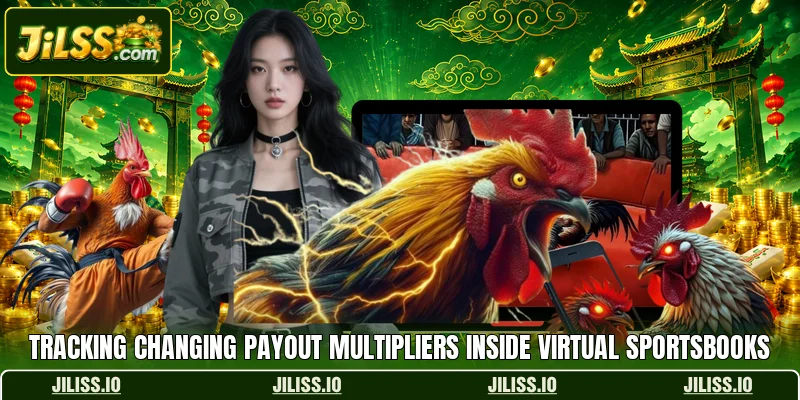 Tracking changing payout multipliers inside virtual sportsbooks
